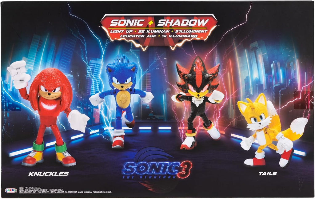 Jakks Pacific Sonic The Hedgehog 3 Action 4 Pack