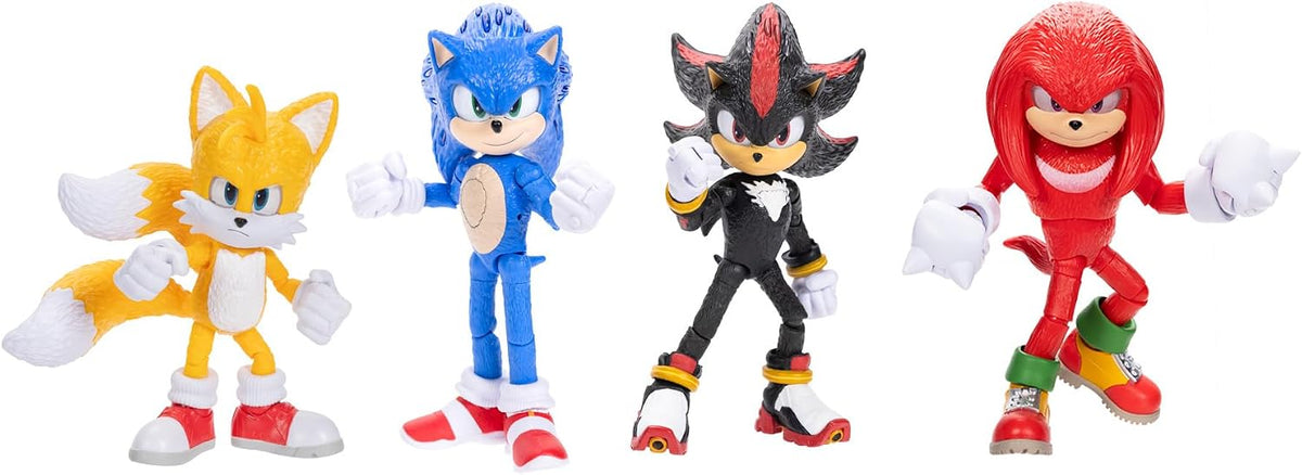 Jakks Pacific Sonic The Hedgehog 3 Action 4 Pack