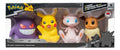 Pokémon Select 4 Pack Deluxe Vinyl -Gengar Pikachu Mew Eevee-