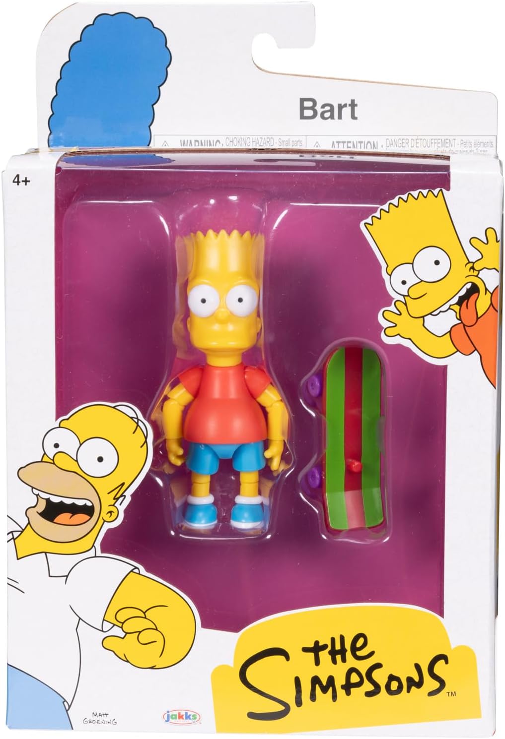 Jakks Pacific The Simpsons Bart (Rojo)
