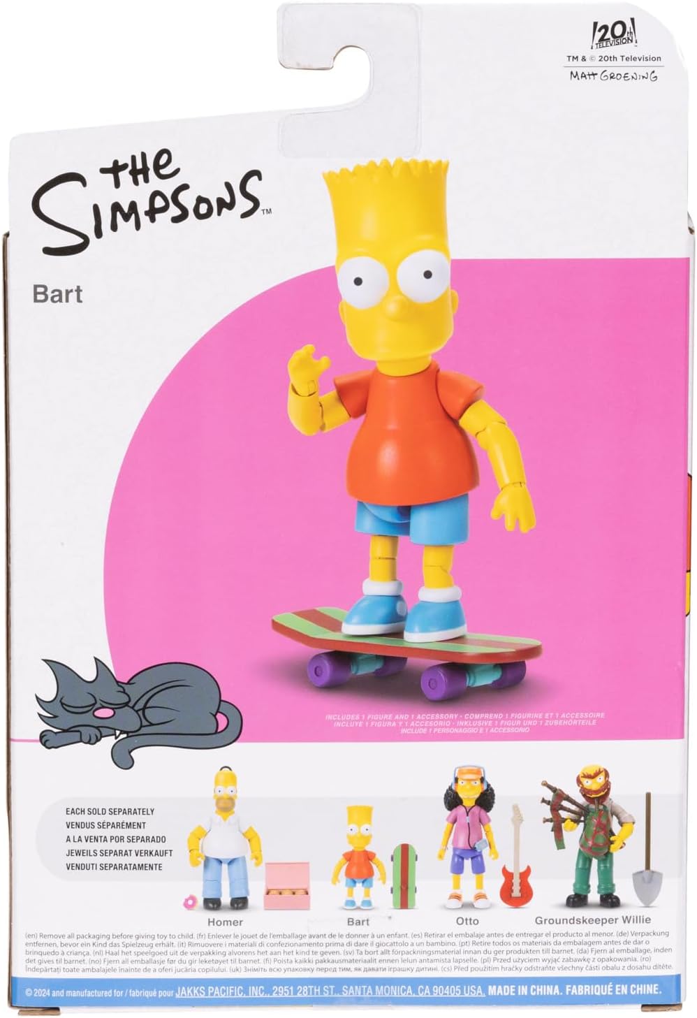 Jakks Pacific The Simpsons Bart (Rojo)