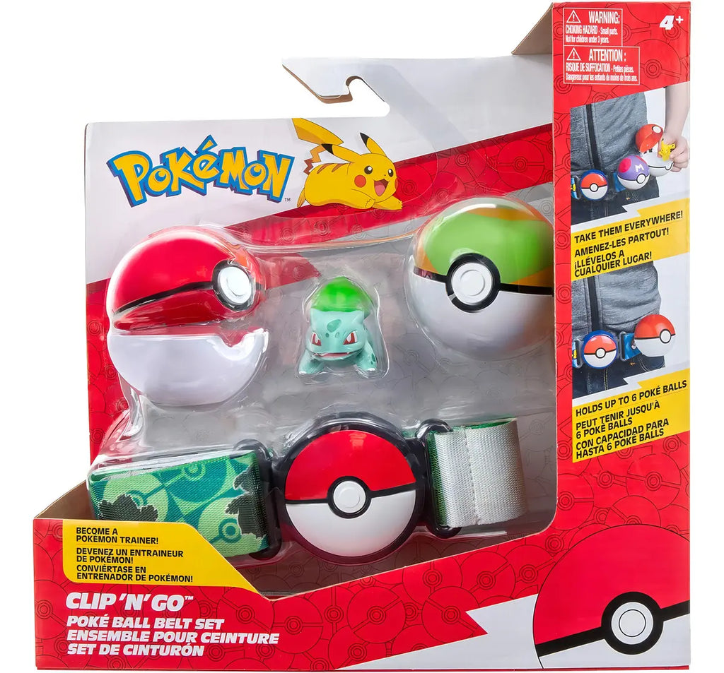Pokémon Battle Clip´N´Go Set de Cinturón Bulbasaur