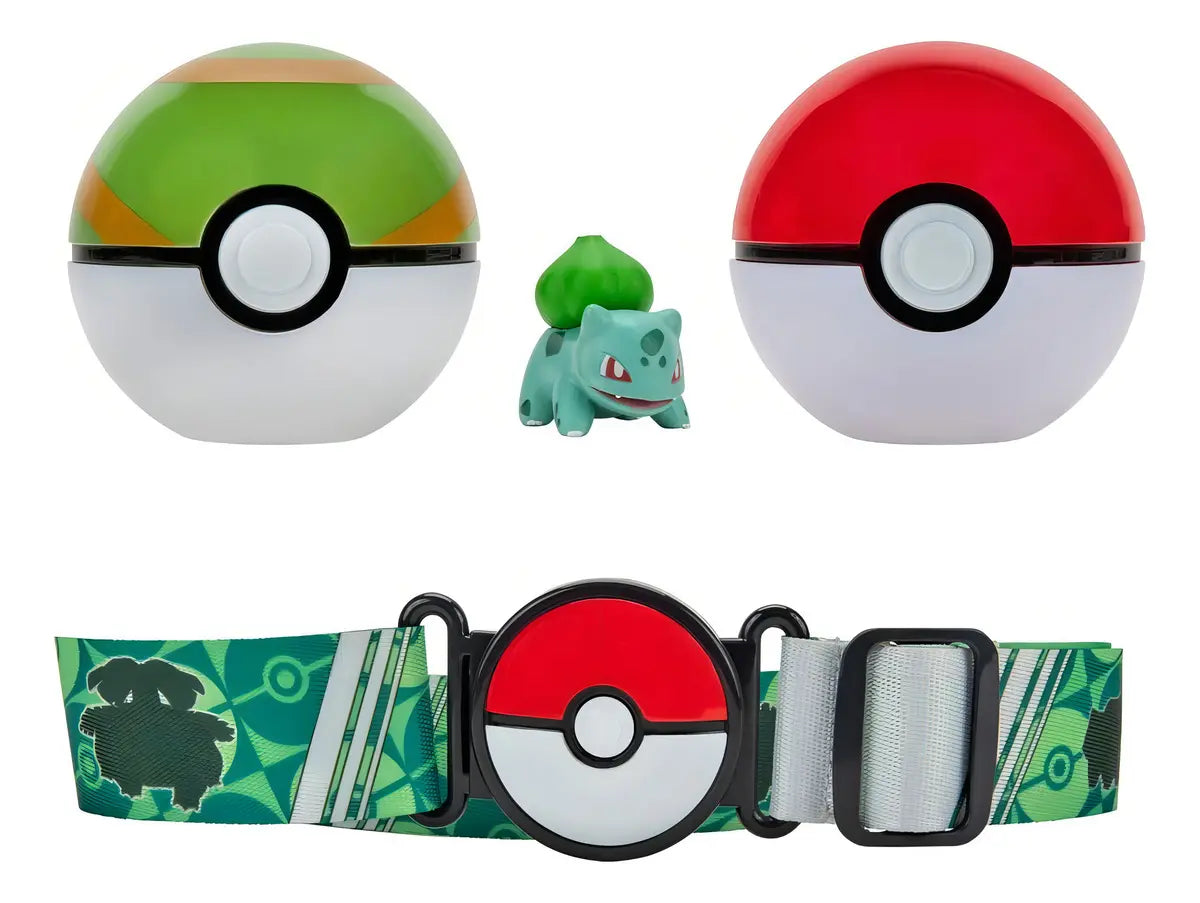 Pokémon Battle Clip´N´Go Set de Cinturón Bulbasaur