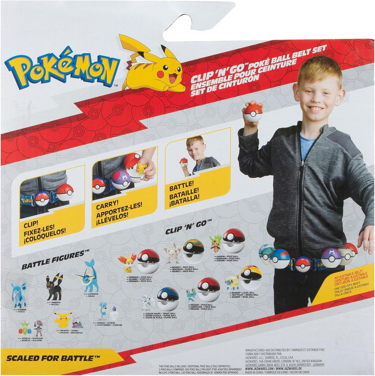Pokémon Battle Clip´N´Go Set de Cinturón Bulbasaur
