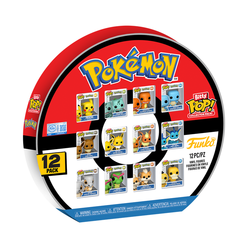 Funko Bitty Pop! Collector Pack Pokémon 12-Pack