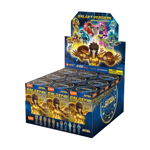 BLOKEES Saint Seiya Galaxy Version 02 The Legacy of the Gold Saints (Caja completa)