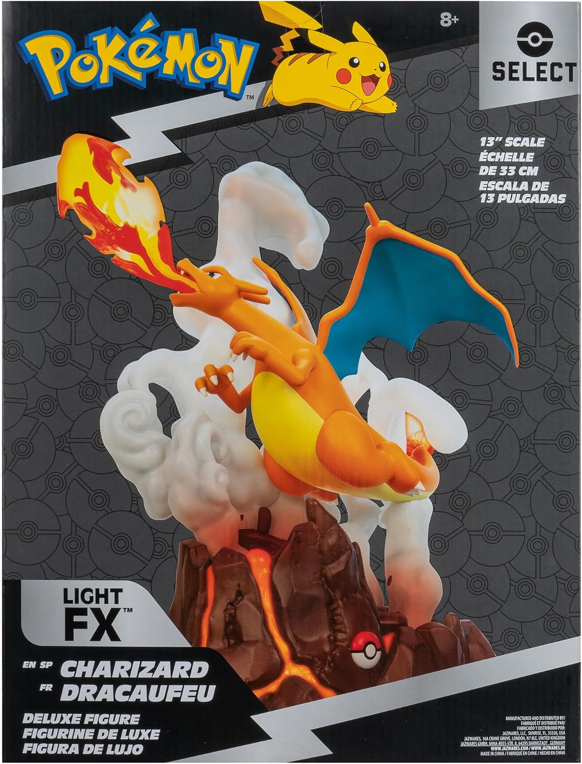 Pokémon Select Light FX Charizard Deluxe Figure