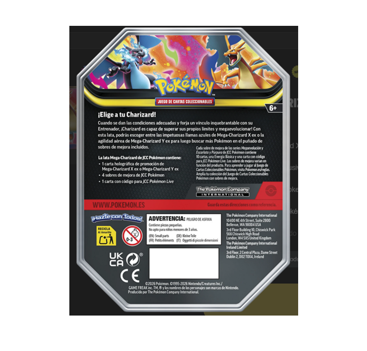 Pokémon TCG Lata Mega-Charizard X