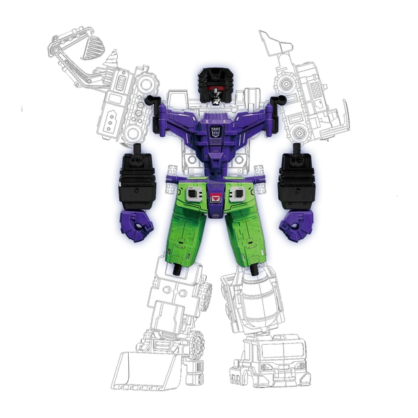 BLOKEES Transformers Defender Version Devastator Combining Accesory
