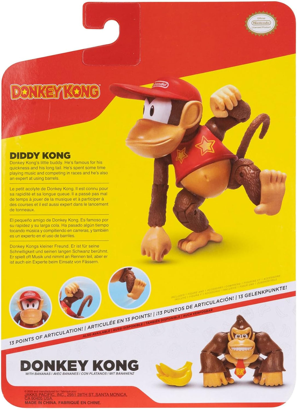 Jakks Pacific Donkey Kong -Diddy Kong-