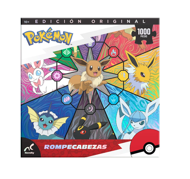 Rompecabezas Pokémon Eevee Edición Original 1000 pzs