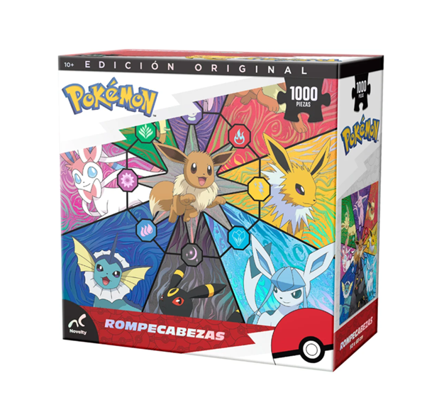 Rompecabezas Pokémon Eevee Edición Original 1000 pzs