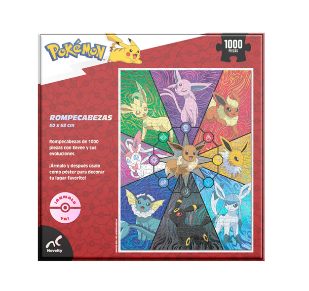 Rompecabezas Pokémon Eevee Edición Original 1000 pzs