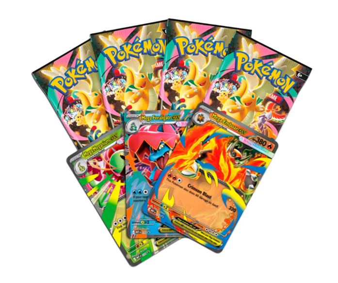 Pokémon TCG Mega Evolución Ascenso Heróico Caja Mega-Emboar EX