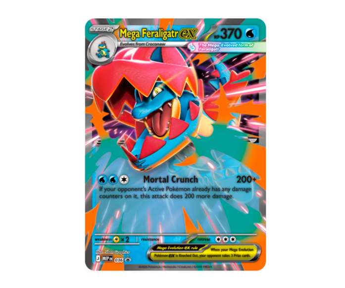 Pokémon TCG Mega Evolución Ascenso Heróico Caja Mega-Feraligatr EX