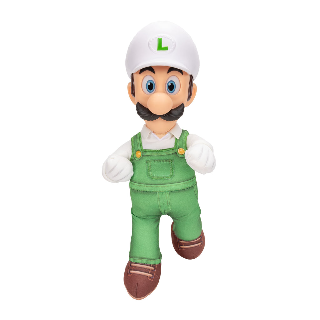 Jakks Pacific Super Mario Galaxy Movie Fire Luigi Plush 38 cm