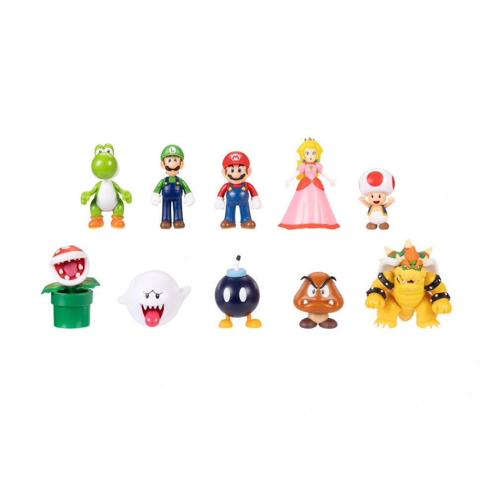 Jakks Pacific Super Mario Friends and Foes 10 Pack