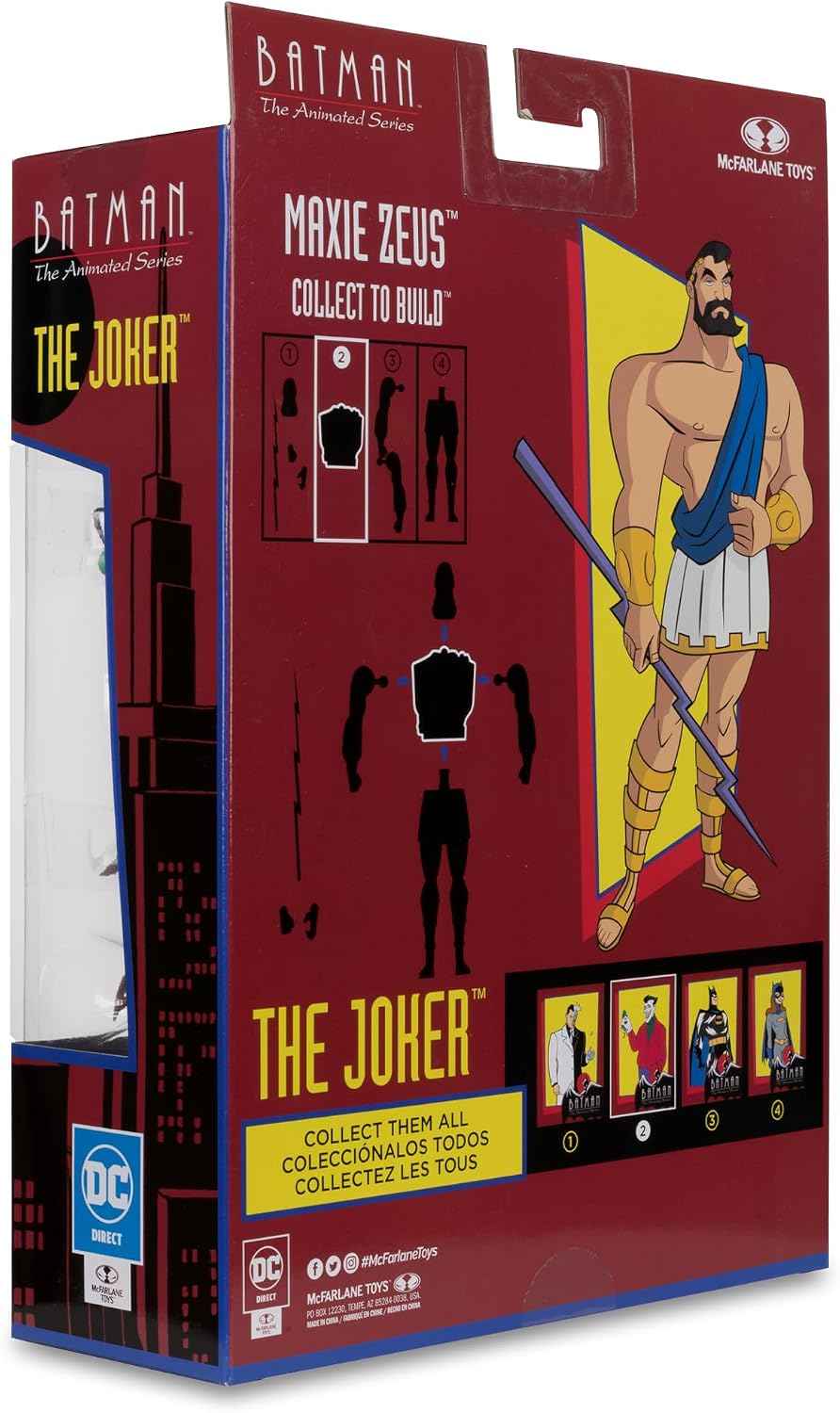 McFarlane Toys Batman The Animated Series -The Joker- Collect To Build Maxie Zeus