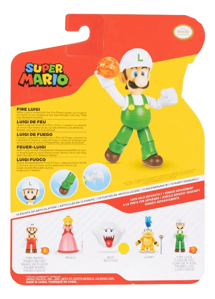 Jakks Pacific Super Mario -Fire Luigi-