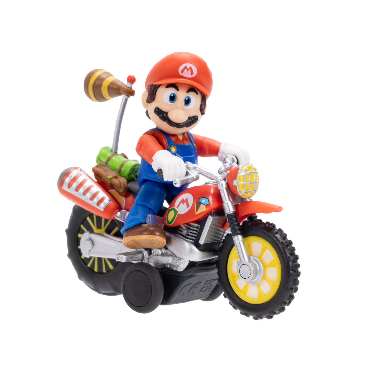 Jakks Pacific Super Mario Galaxy Movie Mario 6.3 cm Pull Back Motorcycle