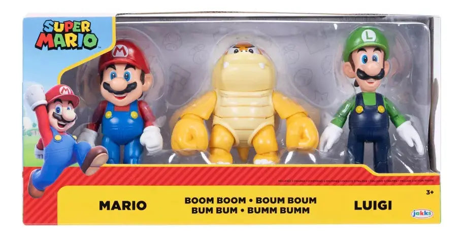 Jakks Pacific Super Mario -Mario Boom boom Luigi-