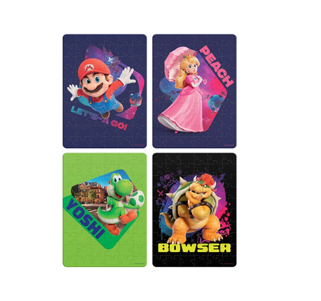 Rompecabezas Mario Galaxy 4 en 1, 60 Piezas