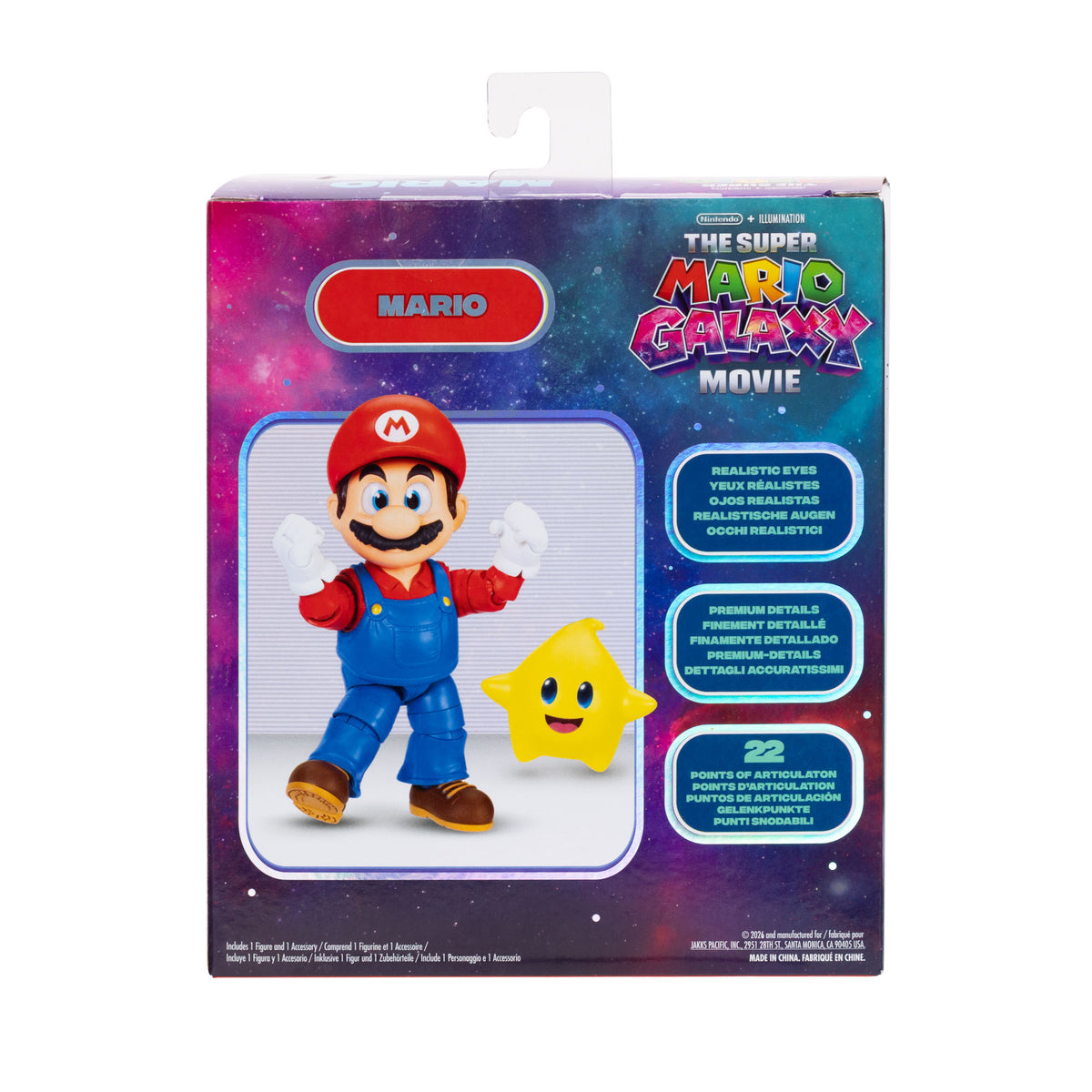 Jakks Pacific Super Mario Galaxy Movie Mario