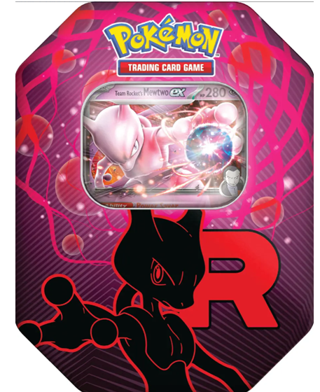 Pokémon TCG Lata Equipo Rocket Mewtwo