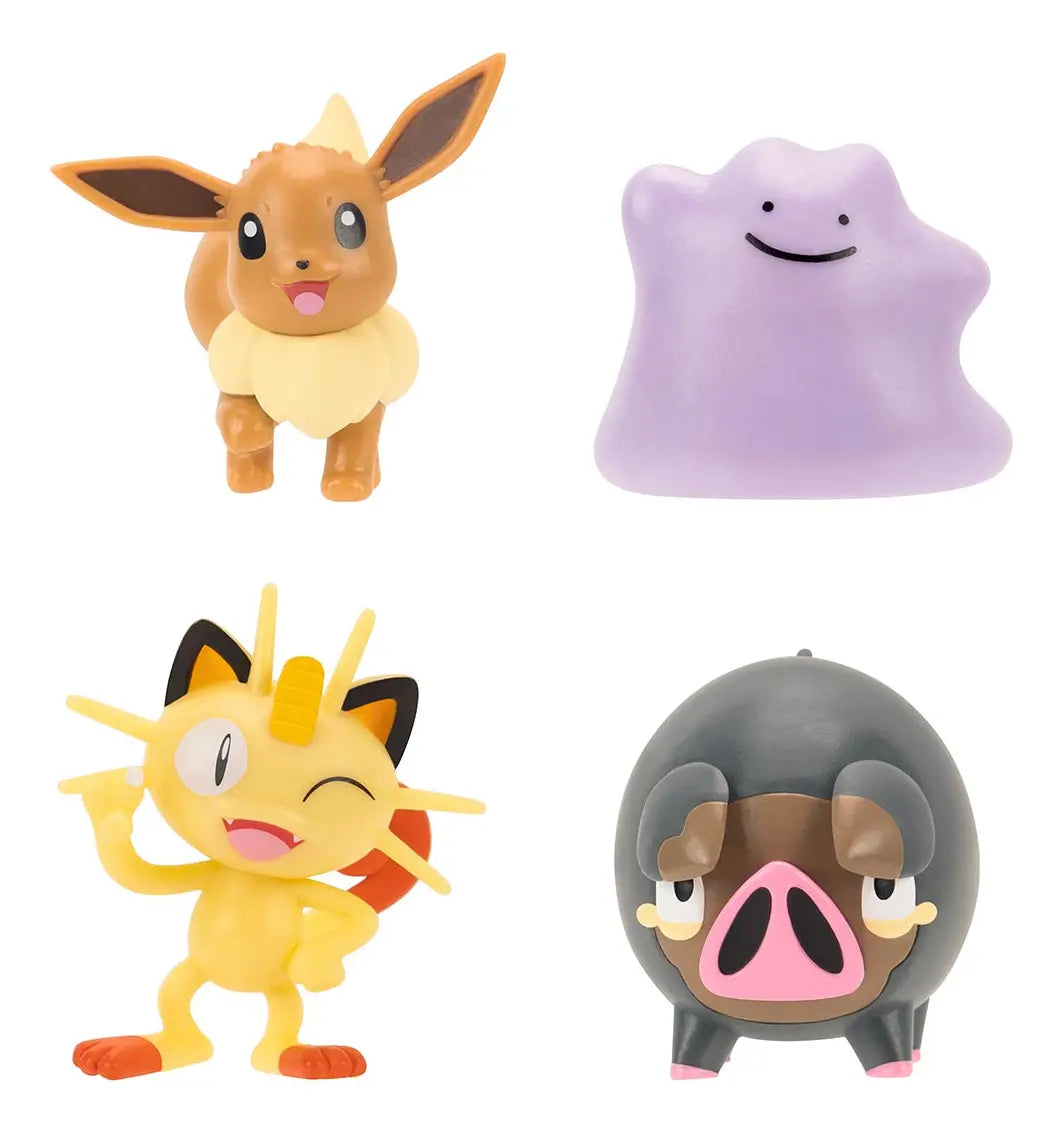 Pokémon Battle Multi-Pack Eevee Meowth Ditto Lechonk