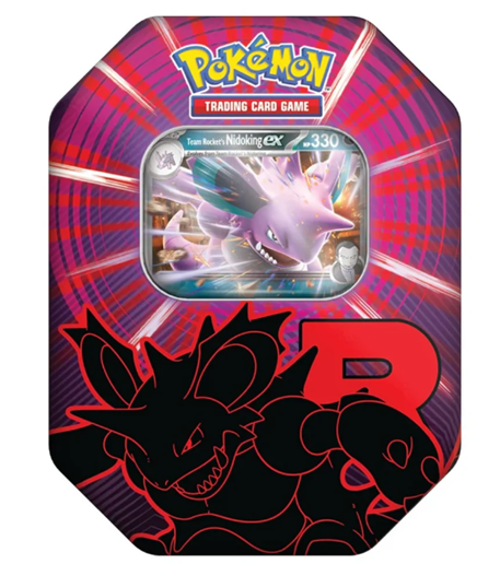 Pokémon TCG Lata Equipo Rocket Nidoking