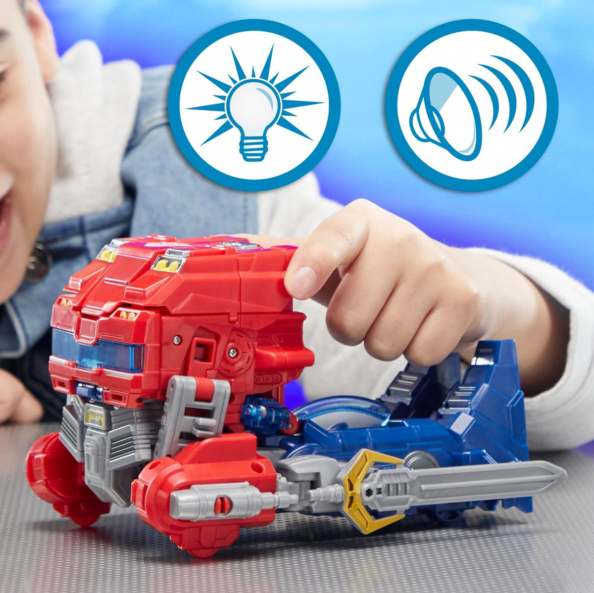 Transformers One Power Flip Optimus Prime