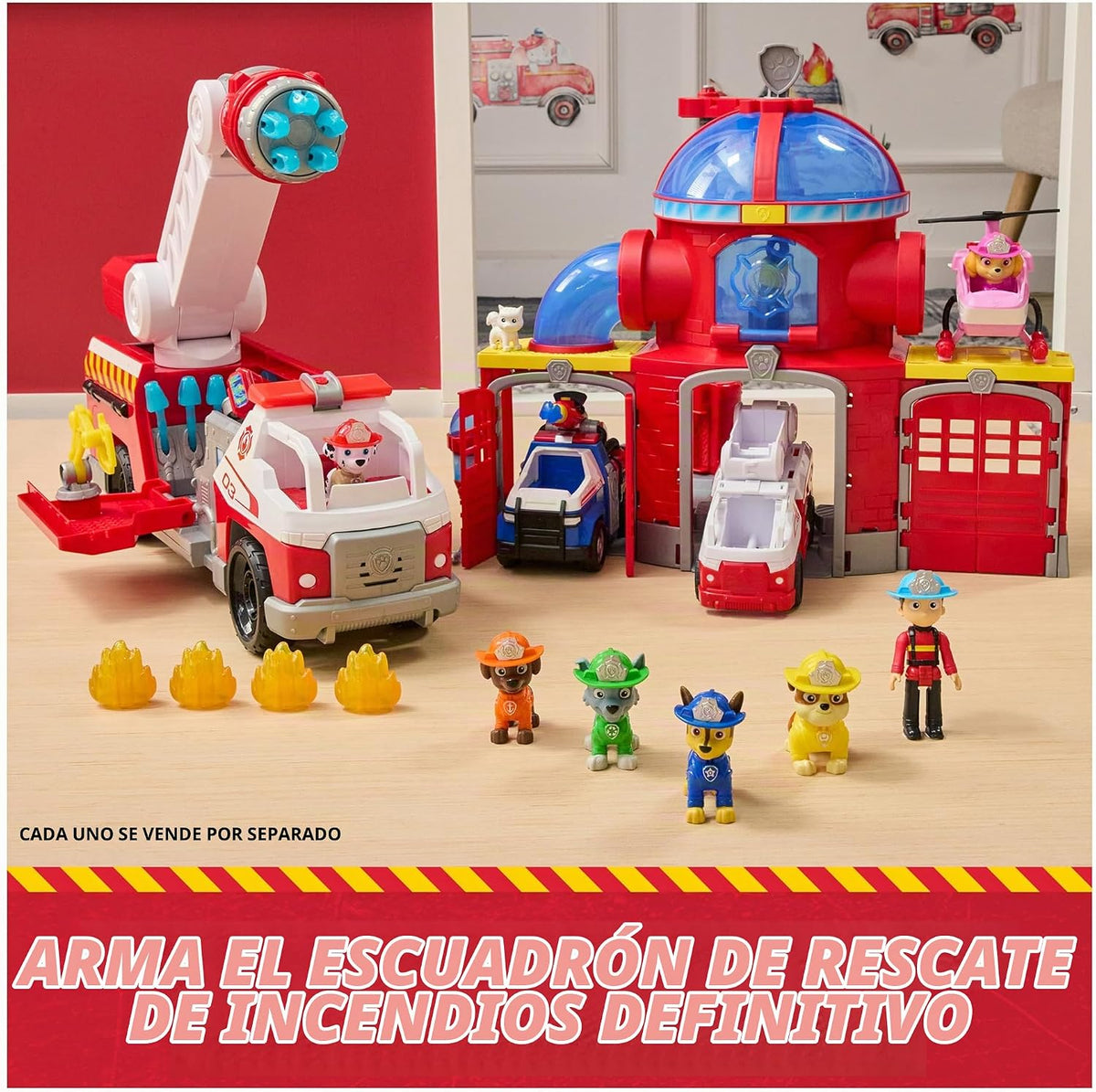 Spin Master Paw Patrol Fire Rescue Camión de Bomberos