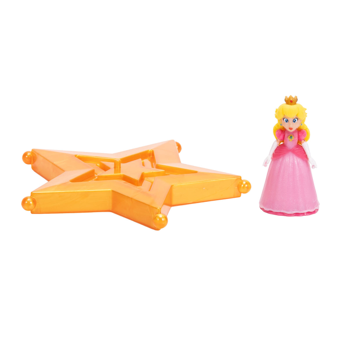 Jakks Pacific Super Mario Galaxy Movie Princess Peach 3.8 cm