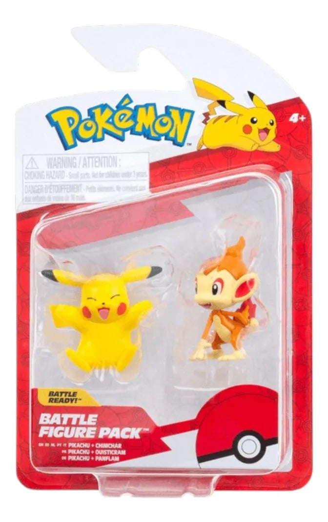 Pokémon Battle Figure Pack -Pikachu Chimchar-