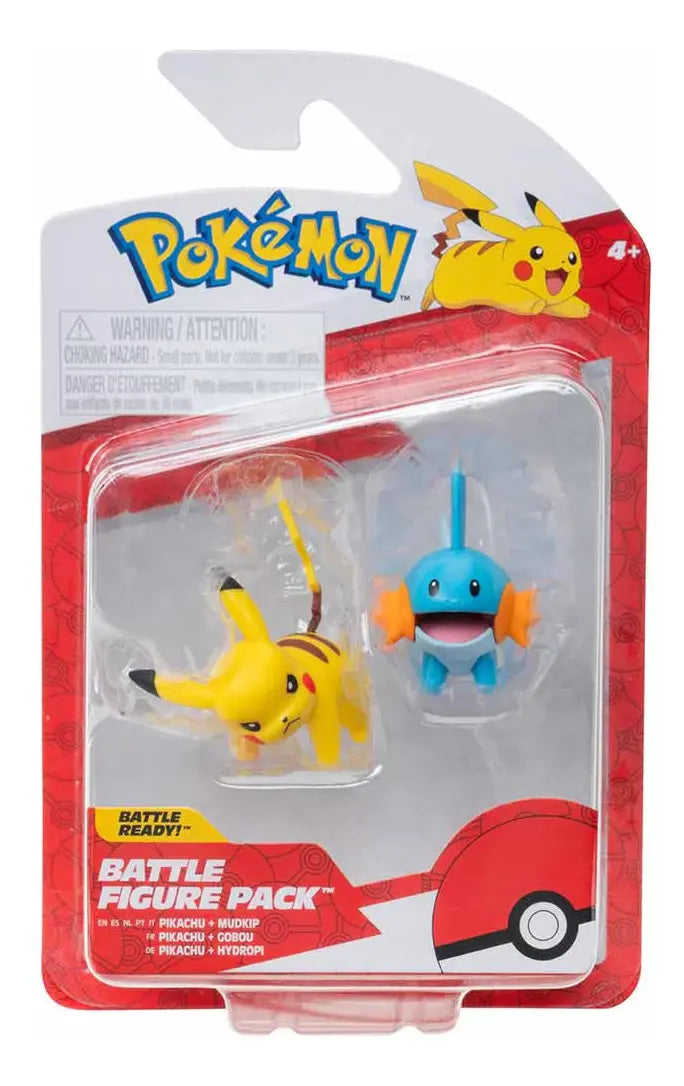 Pokémon Battle Figure Pack -Pikachu Mudkip-