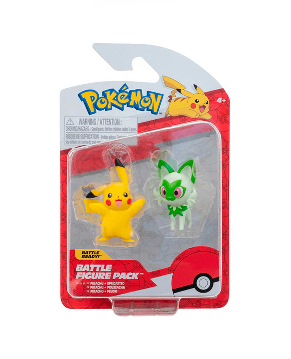 Pokémon Battle Figure Pack -Pikachu Sprigatito-