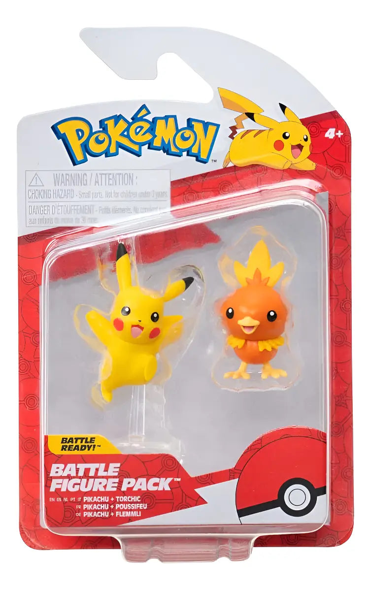Pokémon Battle Figure Pack -Pikachu Torchic-