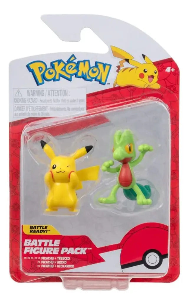 Pokémon Battle Figure Pack -Pikachu Treecko-