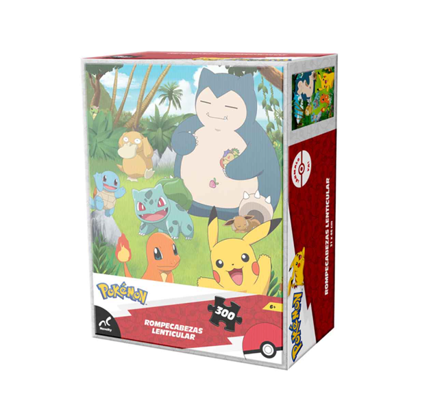 Rompecabezas Pokémon Clásico Lenticular 300 Piezas