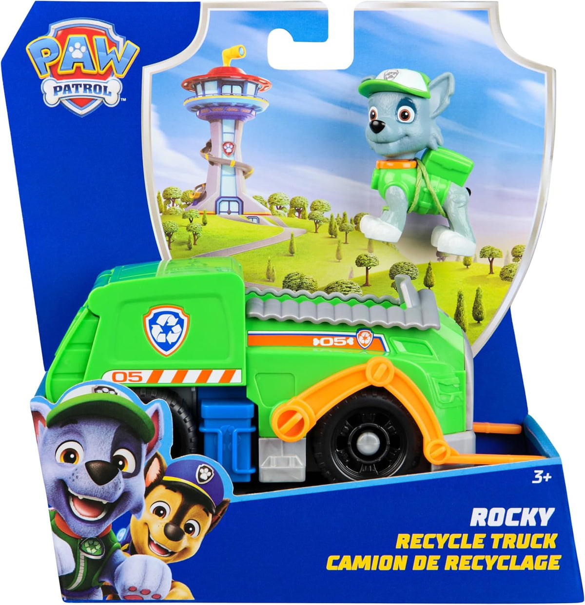 Spin Master Paw Patrol -Rocky Camión de Reciclaje-