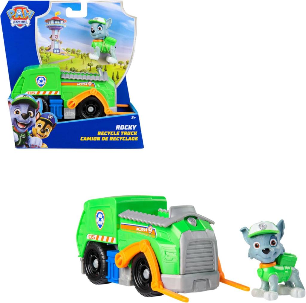 Spin Master Paw Patrol -Rocky Camión de Reciclaje-