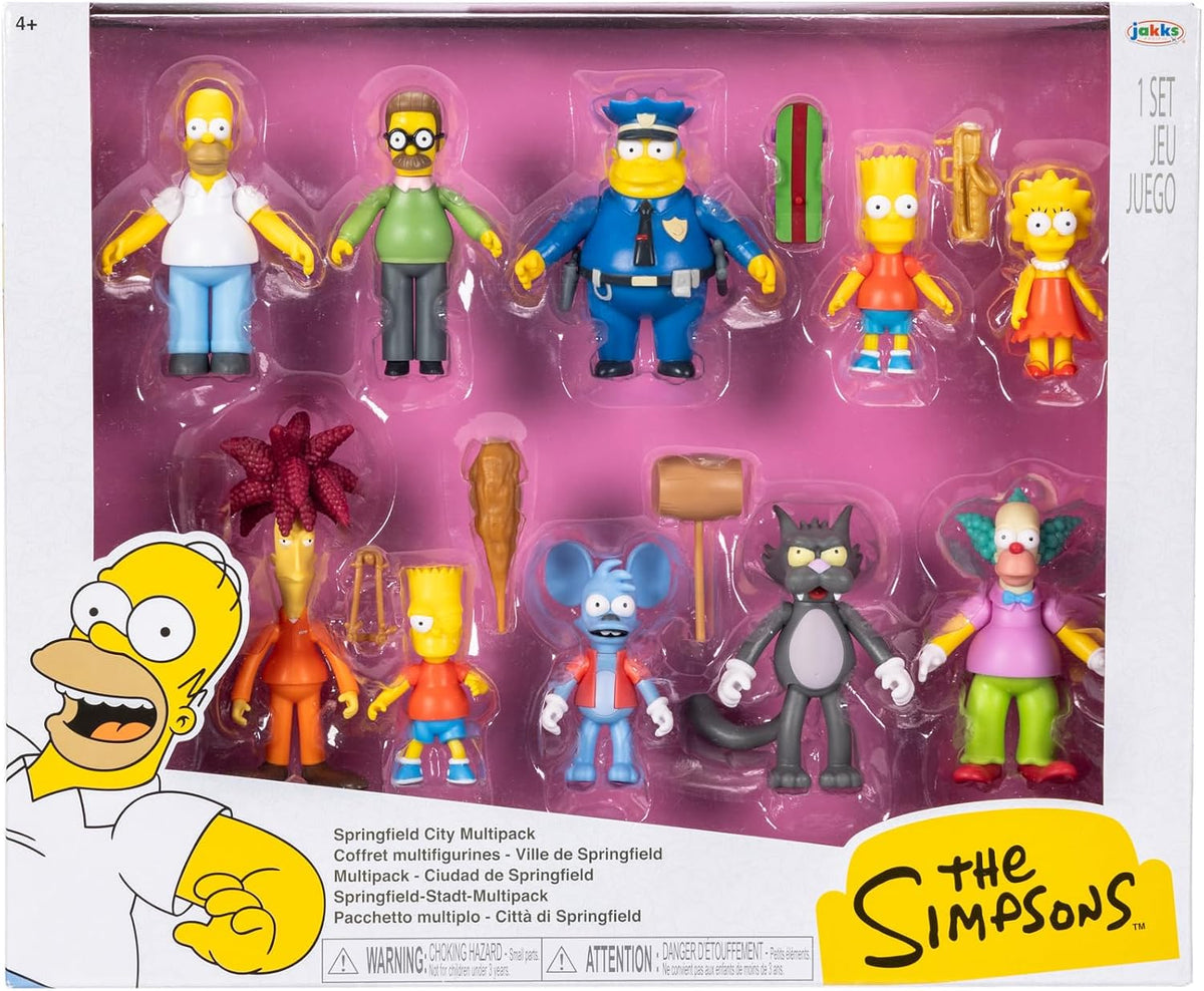 Jakks Pacific The Simpsons Springfield City Multipack