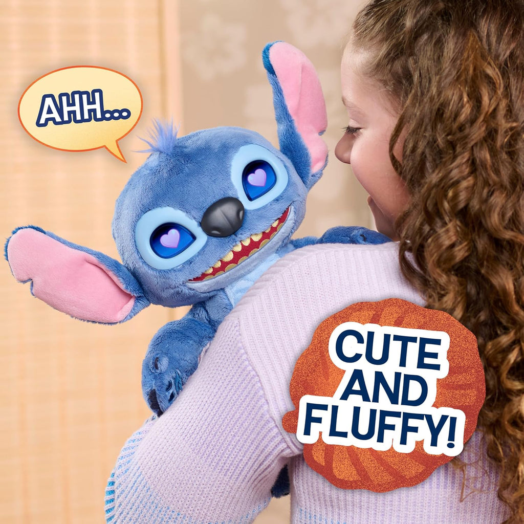 Just Play Disney Stitch Plush Interactivo Many Moods
