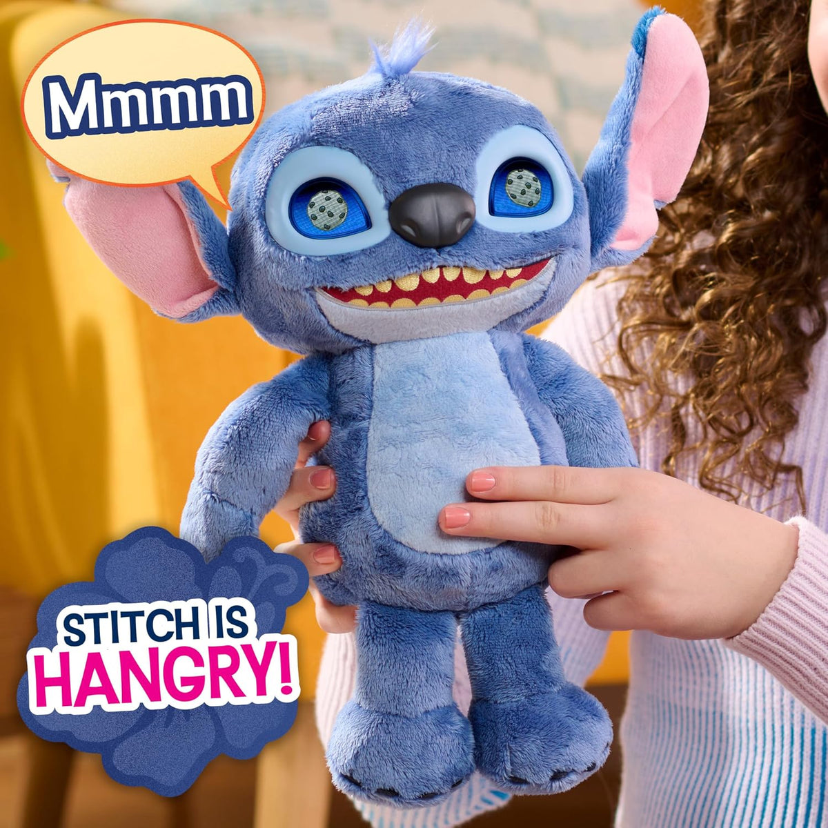 Just Play Disney Stitch Plush Interactivo Many Moods