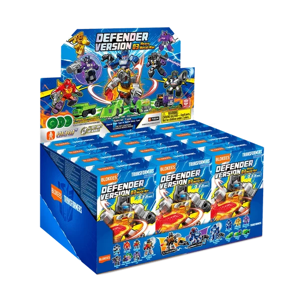 BLOKEES Transformers Defender Version 03 Heavy Metal War (Caja completa)