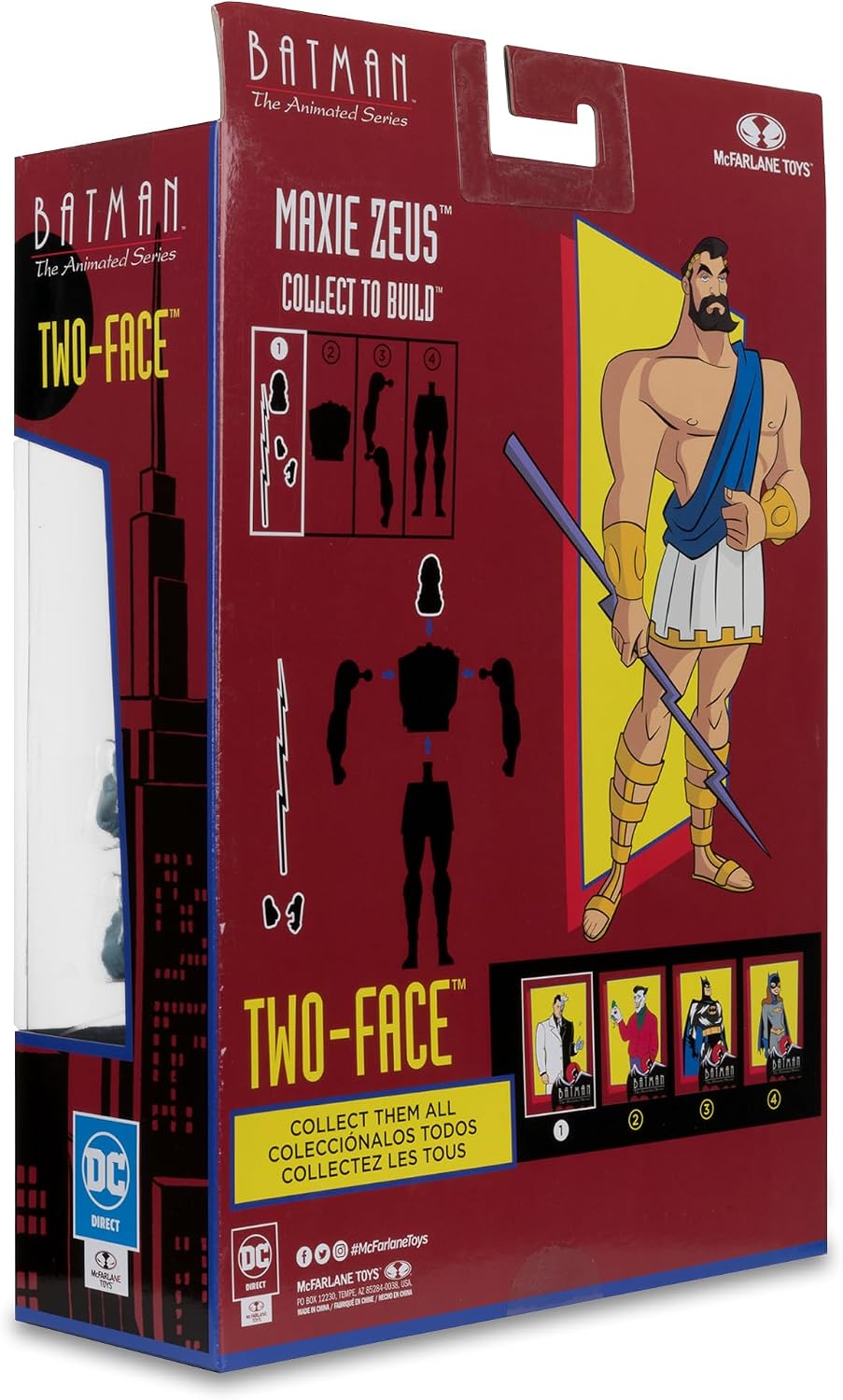 McFarlane Toys Batman The Animated Series -Two-Face- Collect To Build Maxie Zeus
