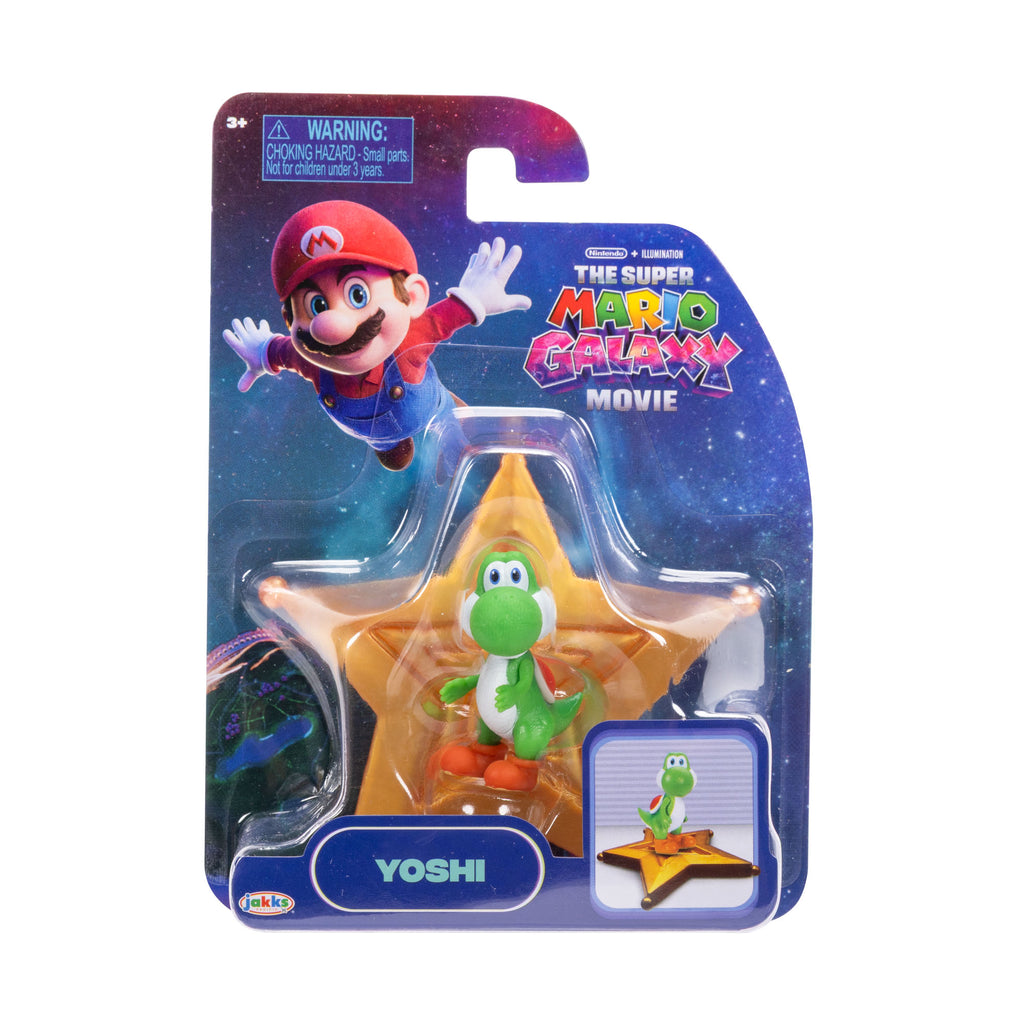 Jakks Pacific Super Mario Galaxy Movie Yoshi 3.8 cm